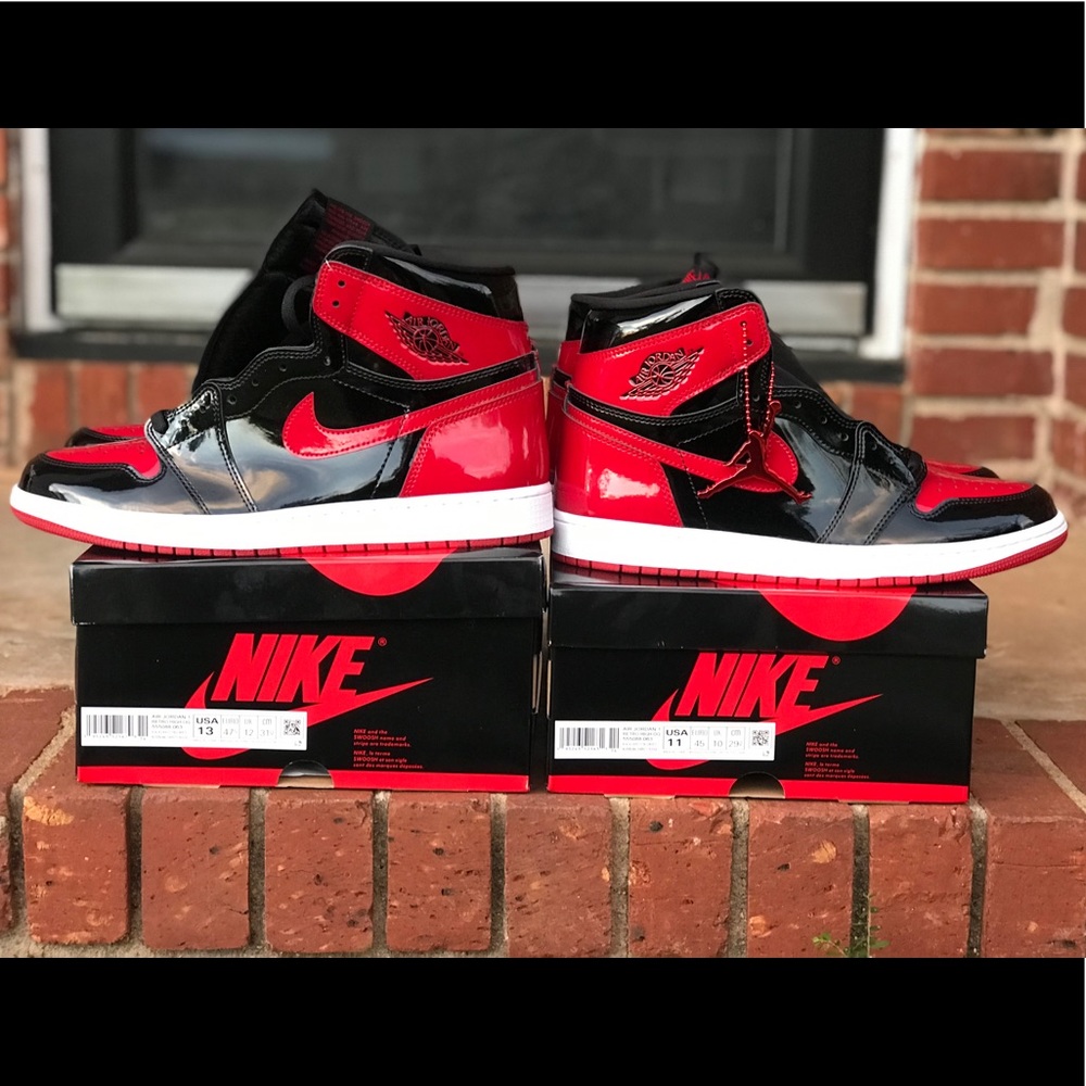 Air Jordan Retro 1 OG Patent Bred / Banned Size 8.5, 9, 11 - Picture 1 of 16
